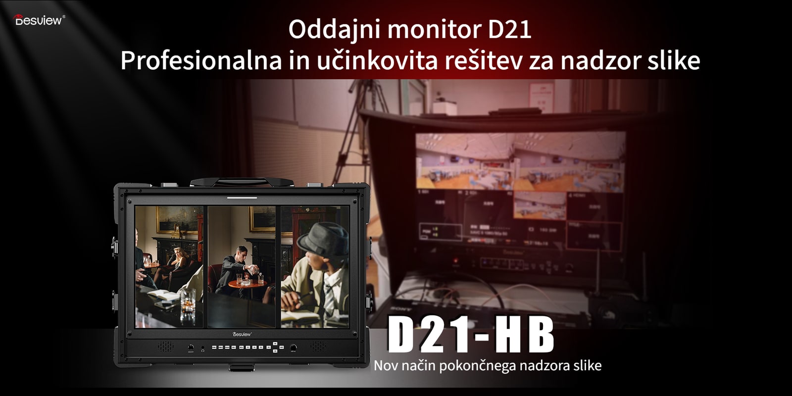 Desview D21-HB – oddajni monitor z načinom pokončnega nadzora slike