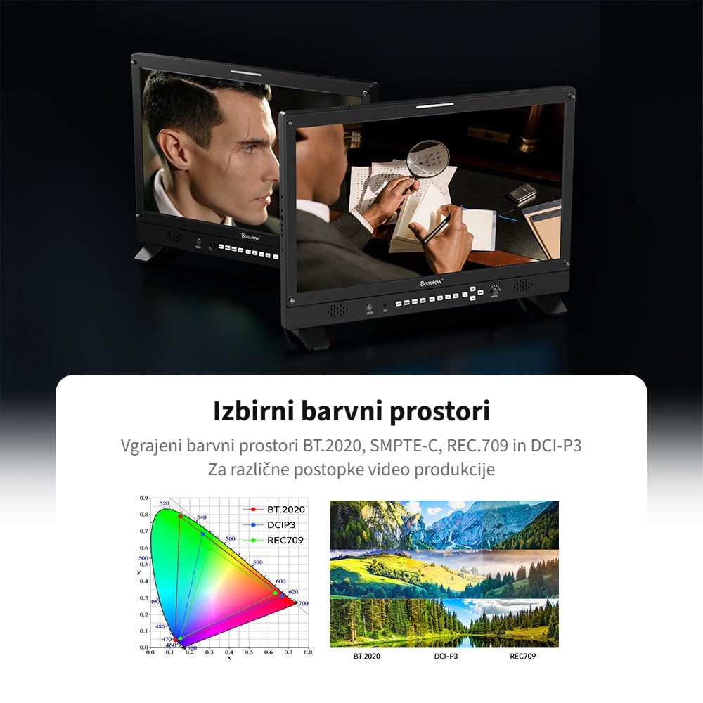 99,5 % DCI-P3 – živa in barvita slika