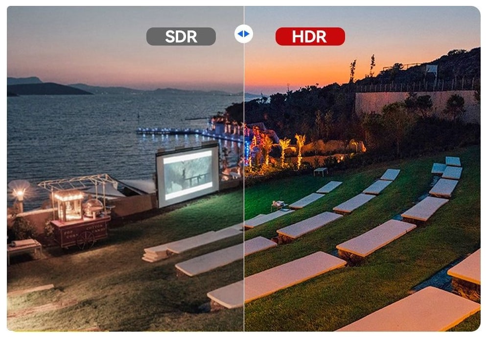 Podpora za nadzor slike HDR – naravni svetli in temni toni