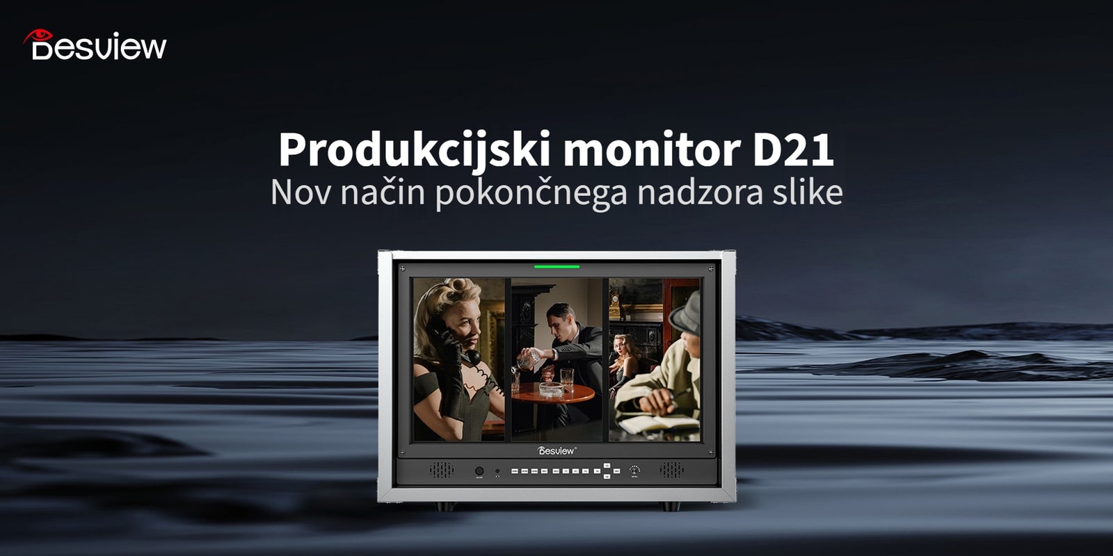 Desview D21 – produkcijski monitor z načinom pokončnega nadzora slike