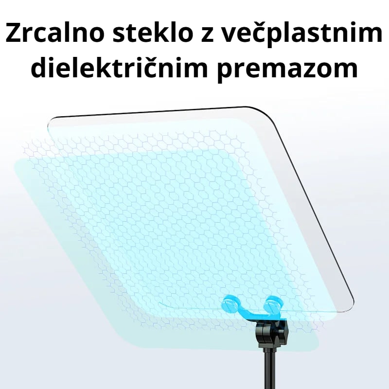 Zrcalno steklo z večplastnim premazom