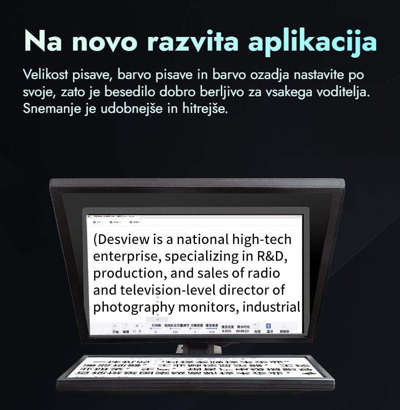 Na novo razvita aplikacija
