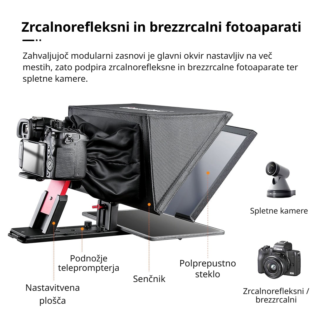 Zrcalnorefleksni, brezzrcalni fotoaparati in spletne kamere