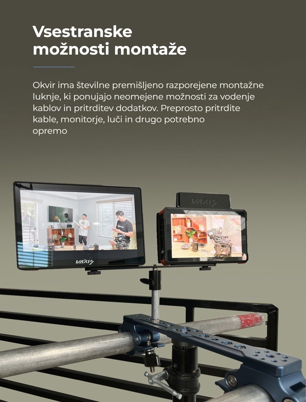 Vsestranske možnosti montaže