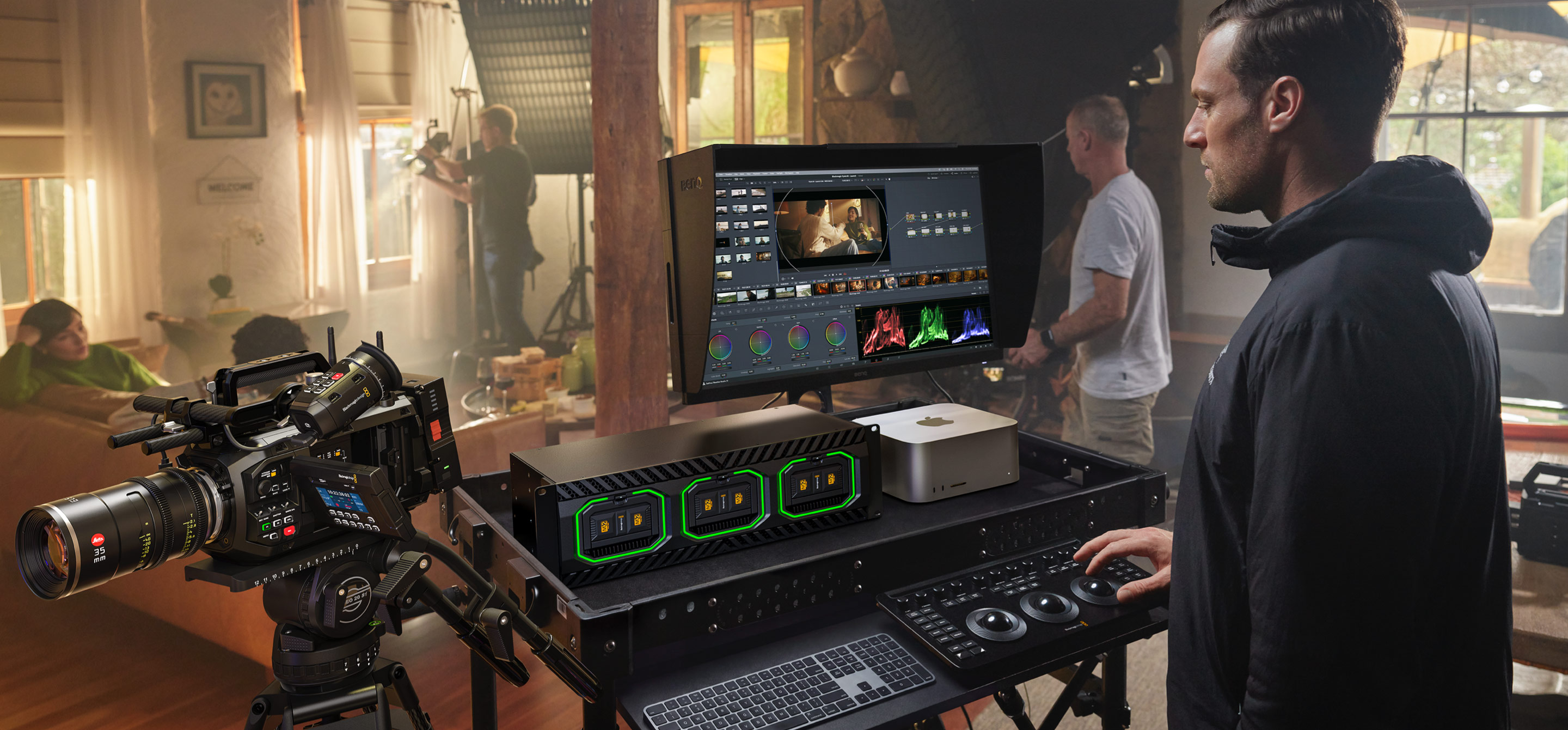 potek dela Blackmagic Media Dock