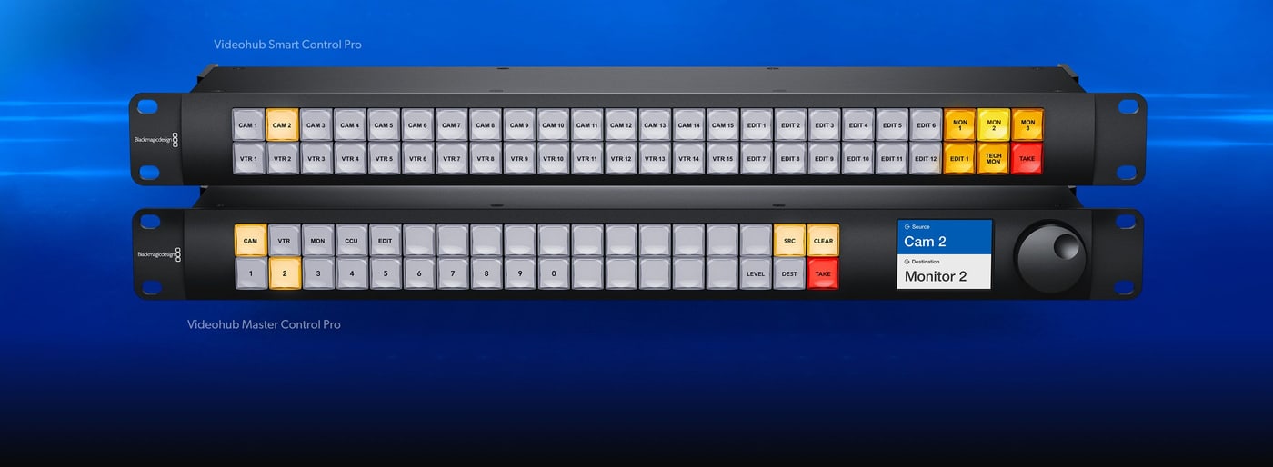 Blackmagic Videohub 120x120 12G – Zunanje strojne plošče