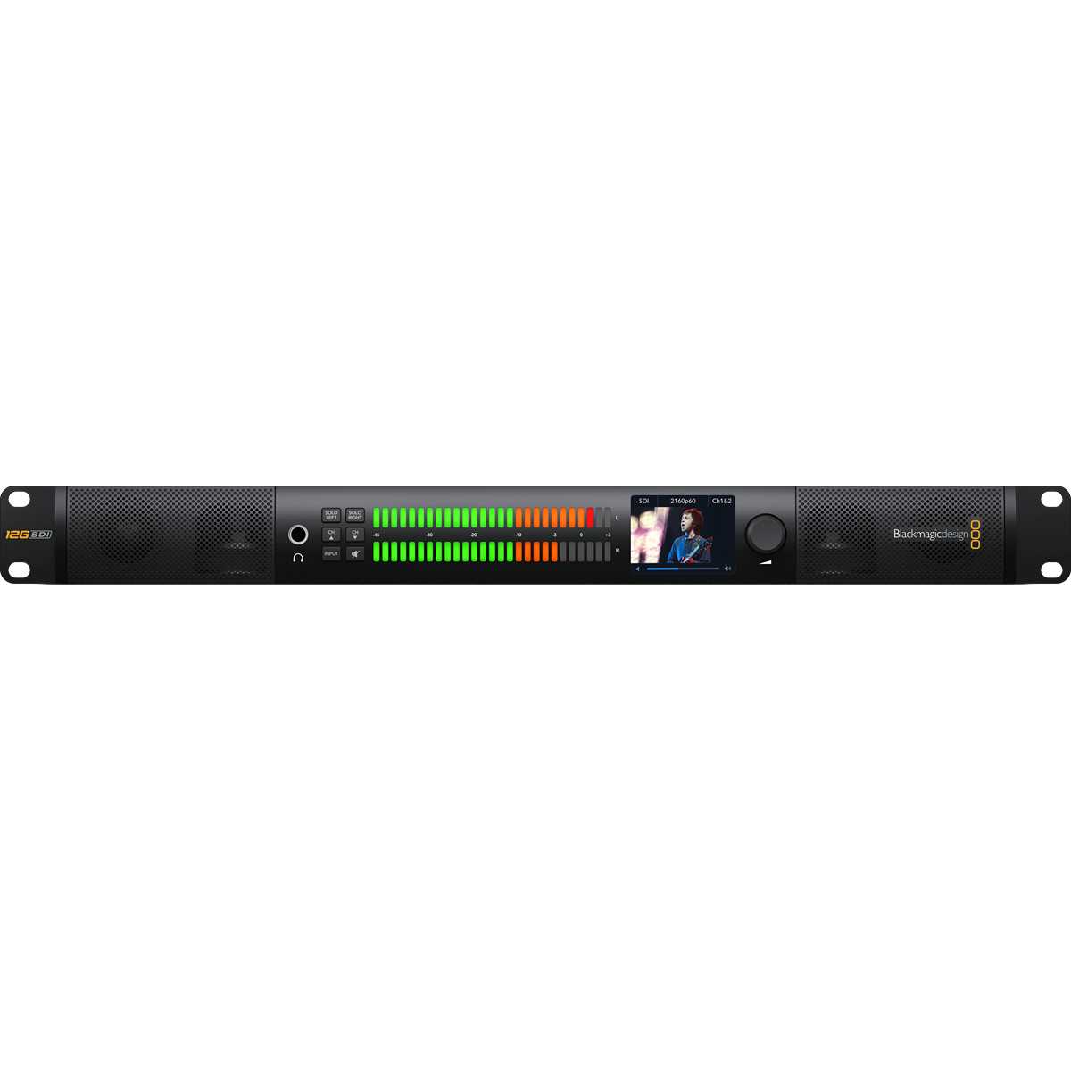 Blackmagic Audio Monitor 12G G3 front panel