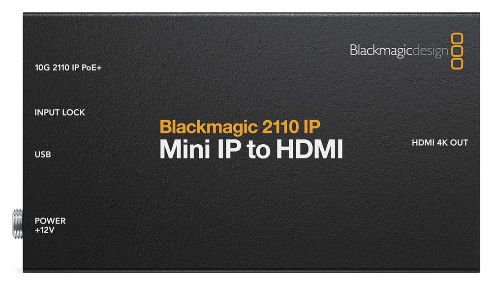Blackmagic 2110 IP Mini IP to HDMI – Preprost izhod iz infrastrukture IP