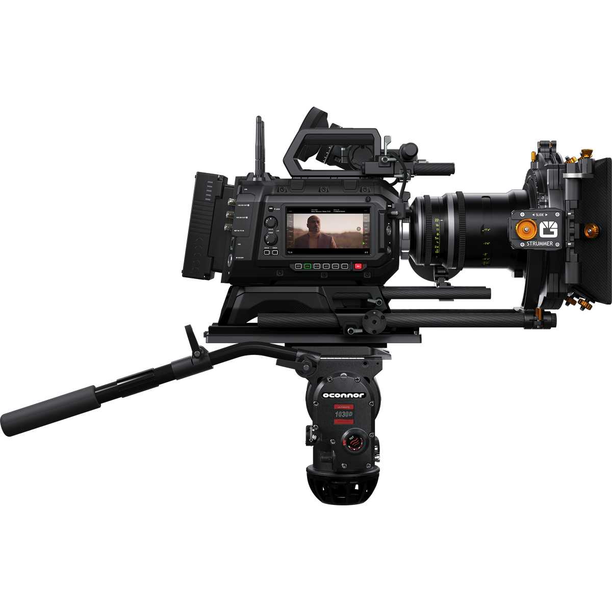 Blackmagic URSA Cine 12K LF z iskalo EVF, levi pogled