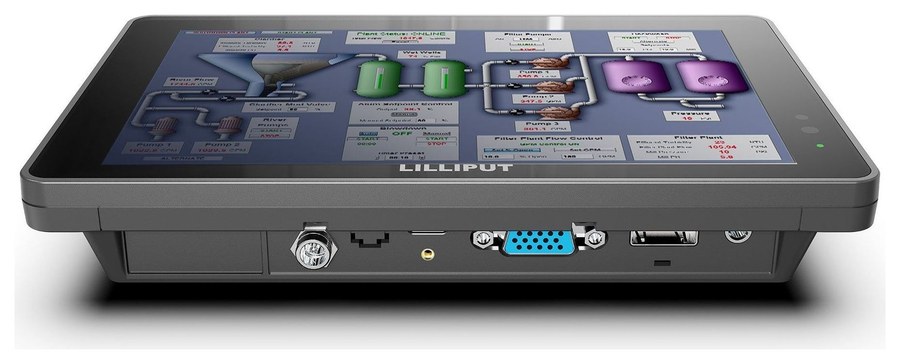 Lilliput 719/C – Priključki na spodnjem robu