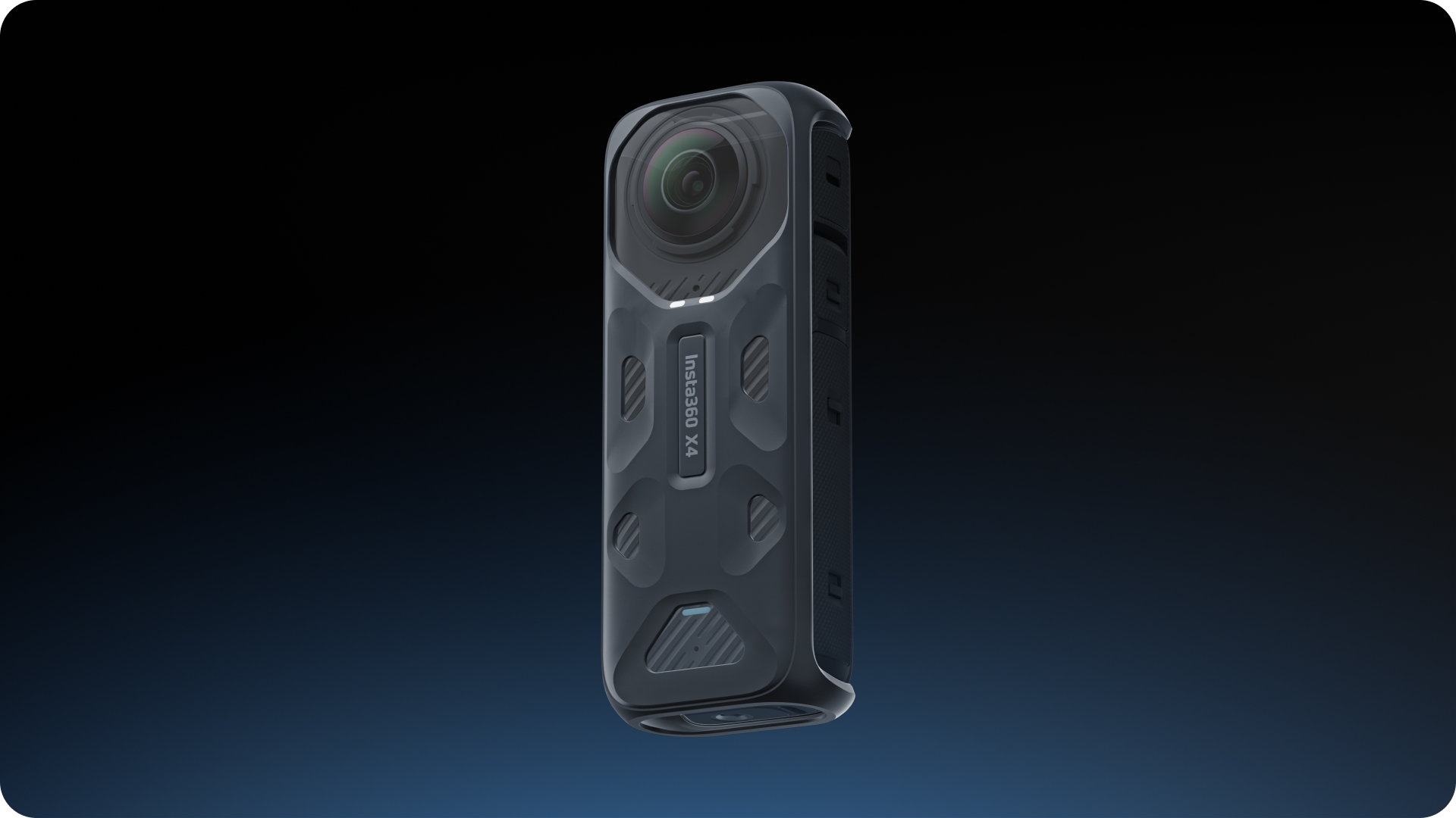 Insta360 X4 z nameščenim ovitkom Thermo Grip Cover