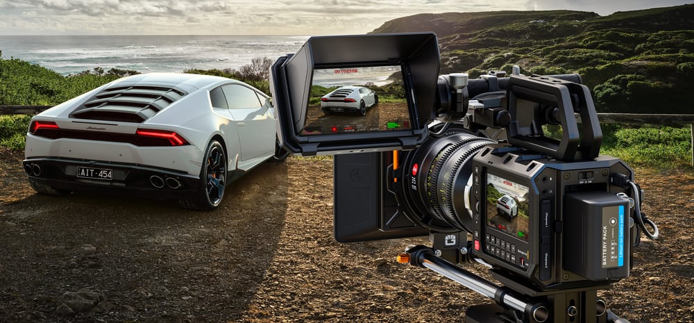 Blackmagic PYXIS Monitor – Ko oprema zakrije vgrajeni zaslon
