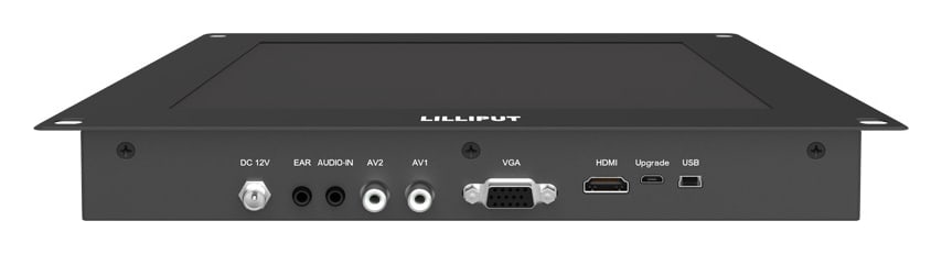 Lilliput TK1010-NP/C/T – Priključki na spodnjem robu