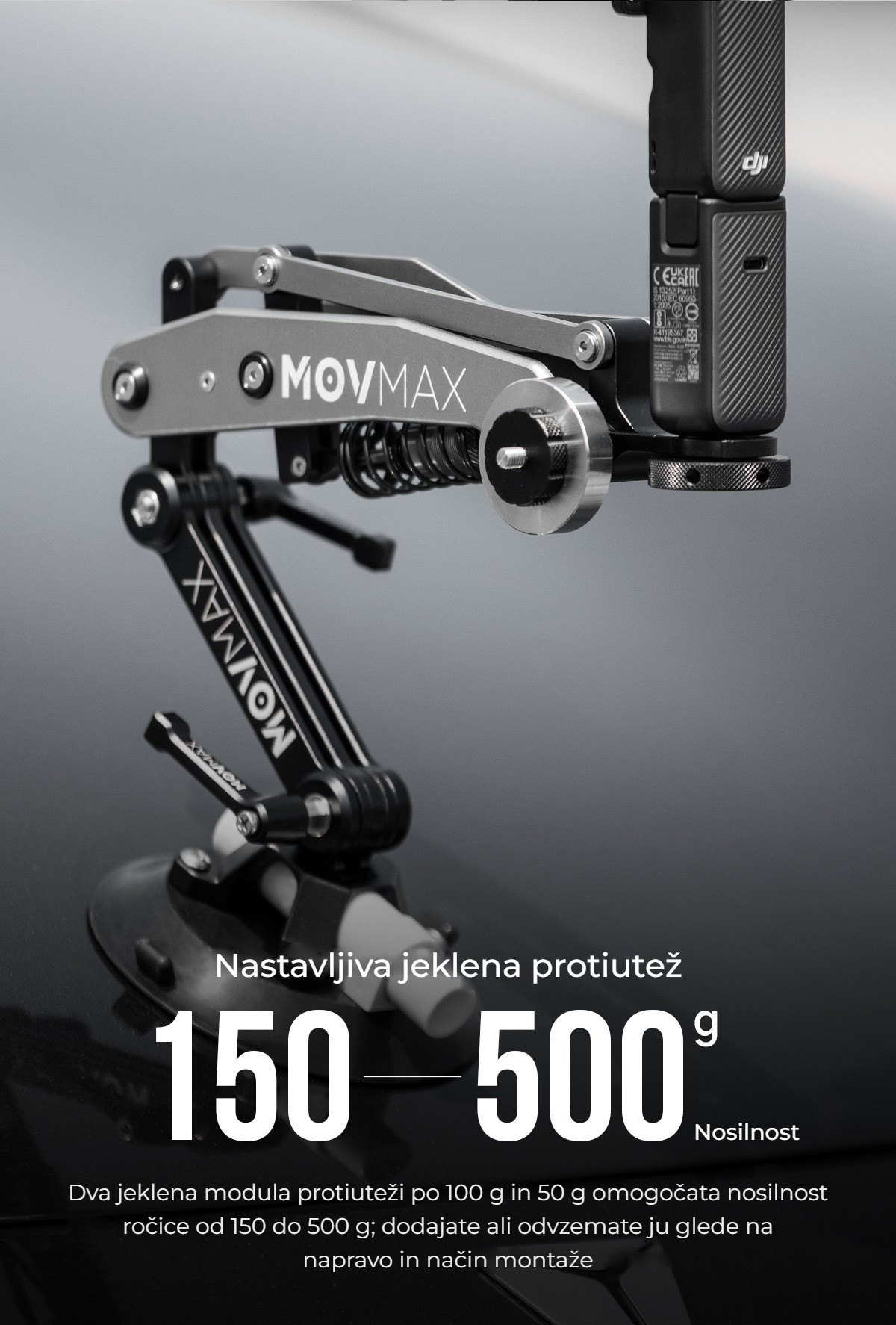 Nosilnost 150 do 500 g