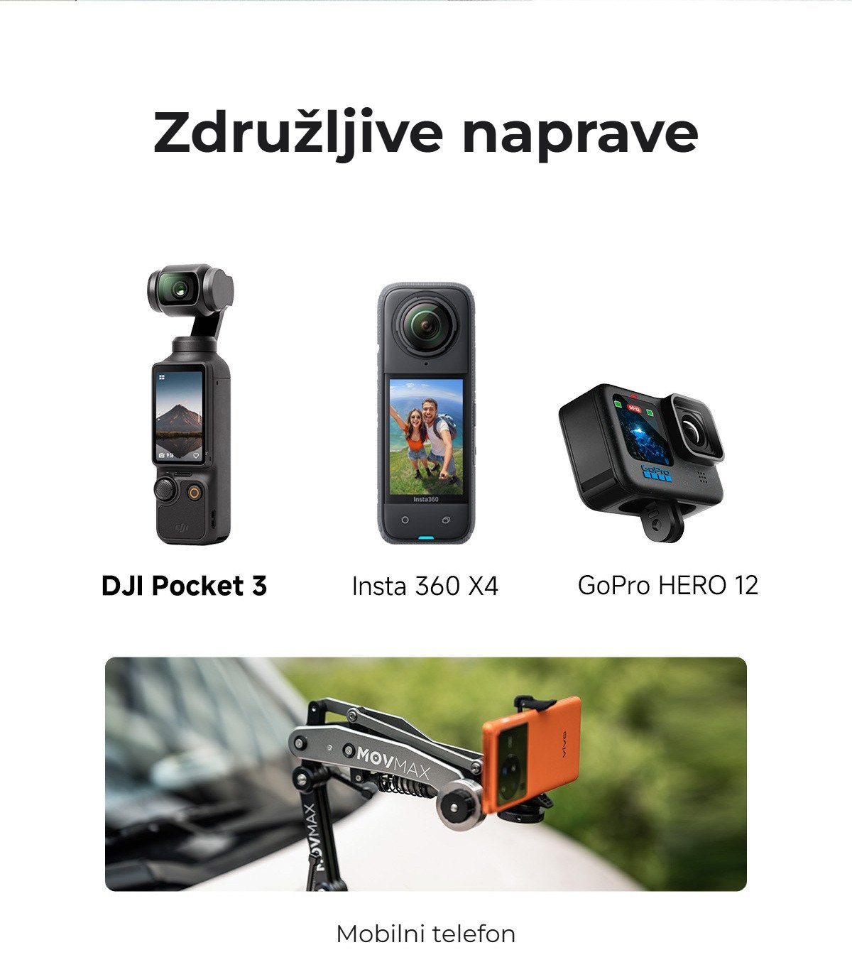 Združljive naprave