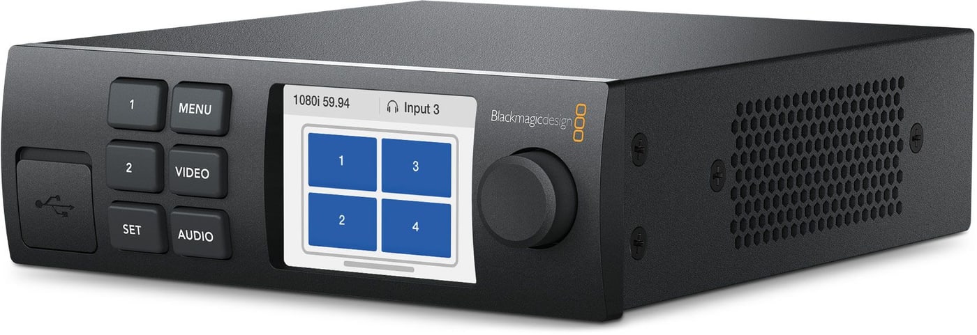 Blackmagic MultiView 4 – Teranex Mini Smart Panel in omrežno upravljanje
