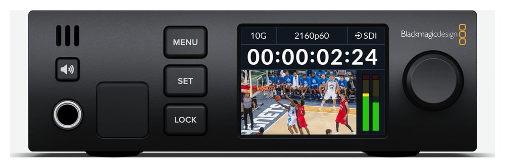 Blackmagic 2110 IP UpDownCross 12G – Natančno časovanje in udoben nadzor