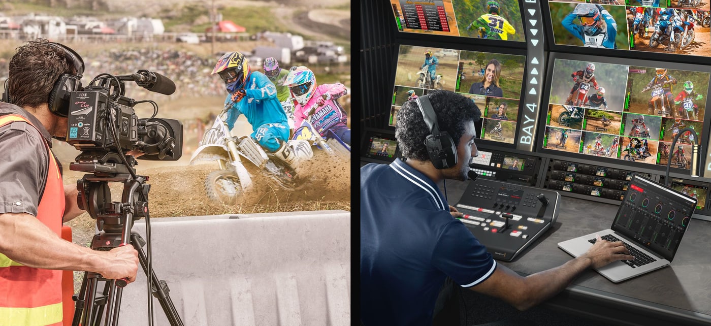 Blackmagic Streaming Encoder 4K – Upravljanje kamer, tally in talkback
