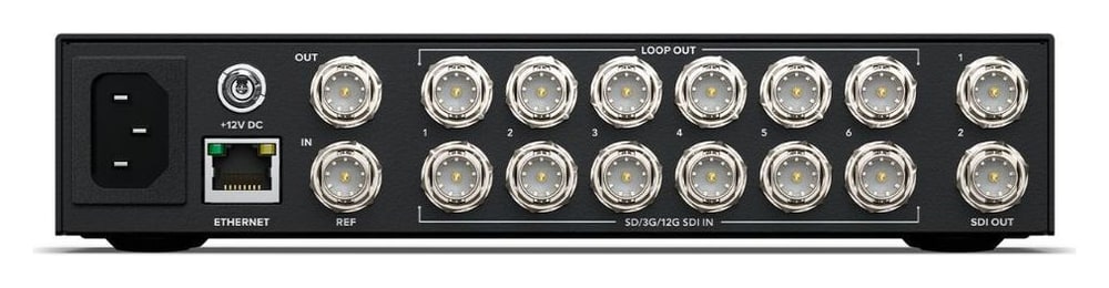 Blackmagic Videohub Mini 6x2 12G – Napreden 12G-SDI za SD, HD in Ultra HD