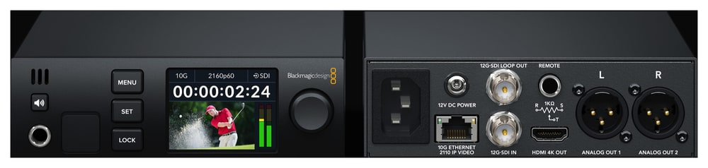 Blackmagic 2110 IP SDI to HDMI 12G – Del upravljane infrastrukture IP