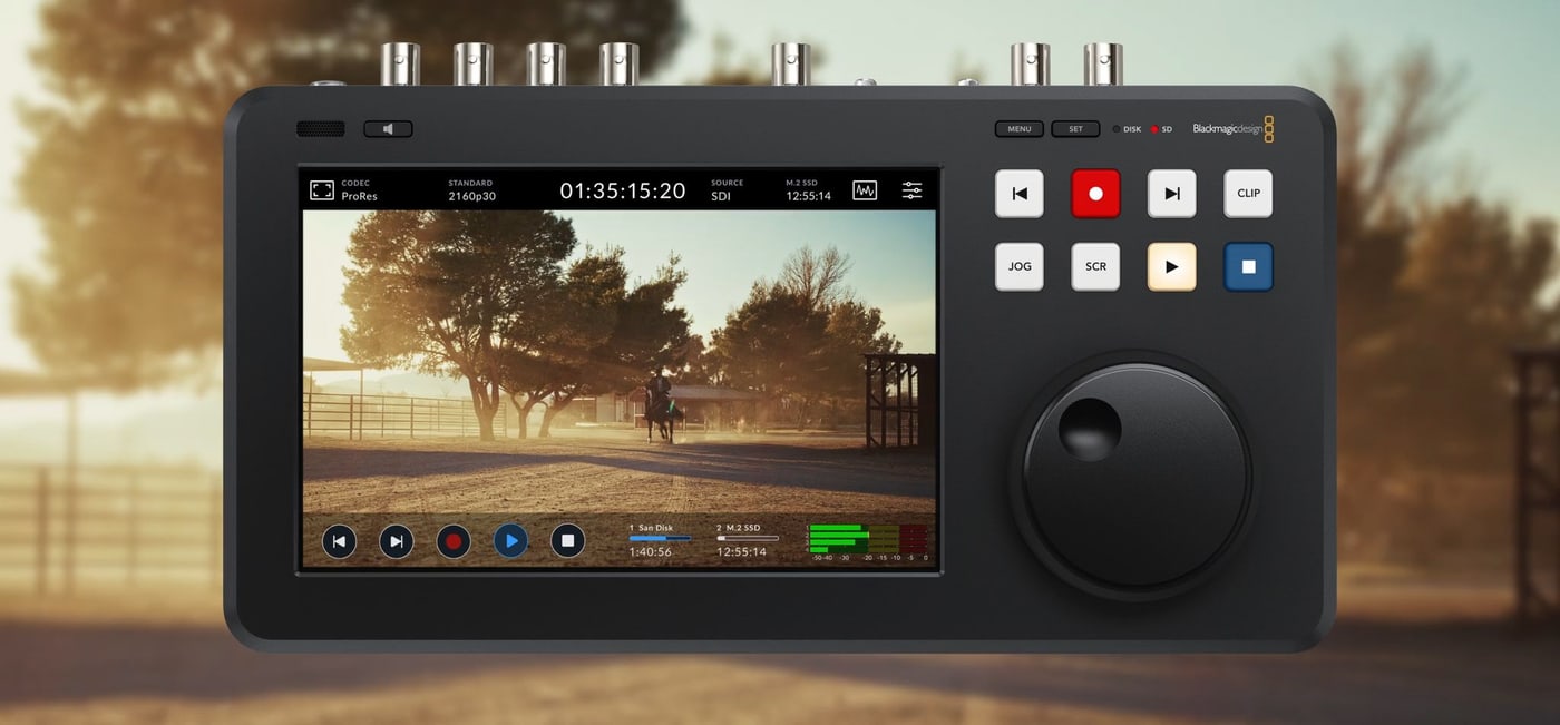 HyperDeck Shuttle 4K Pro 2TB – HDR in širok barvni obseg