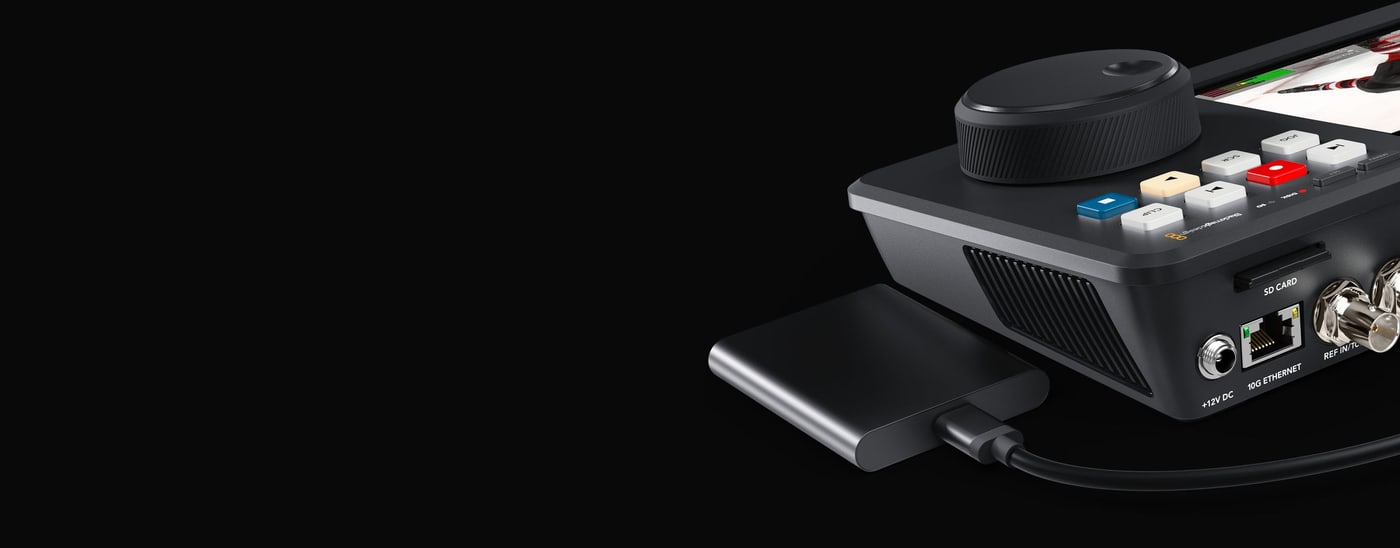 HyperDeck Shuttle 4K Pro 2TB – Kartice SD in zunanji diski USB-C