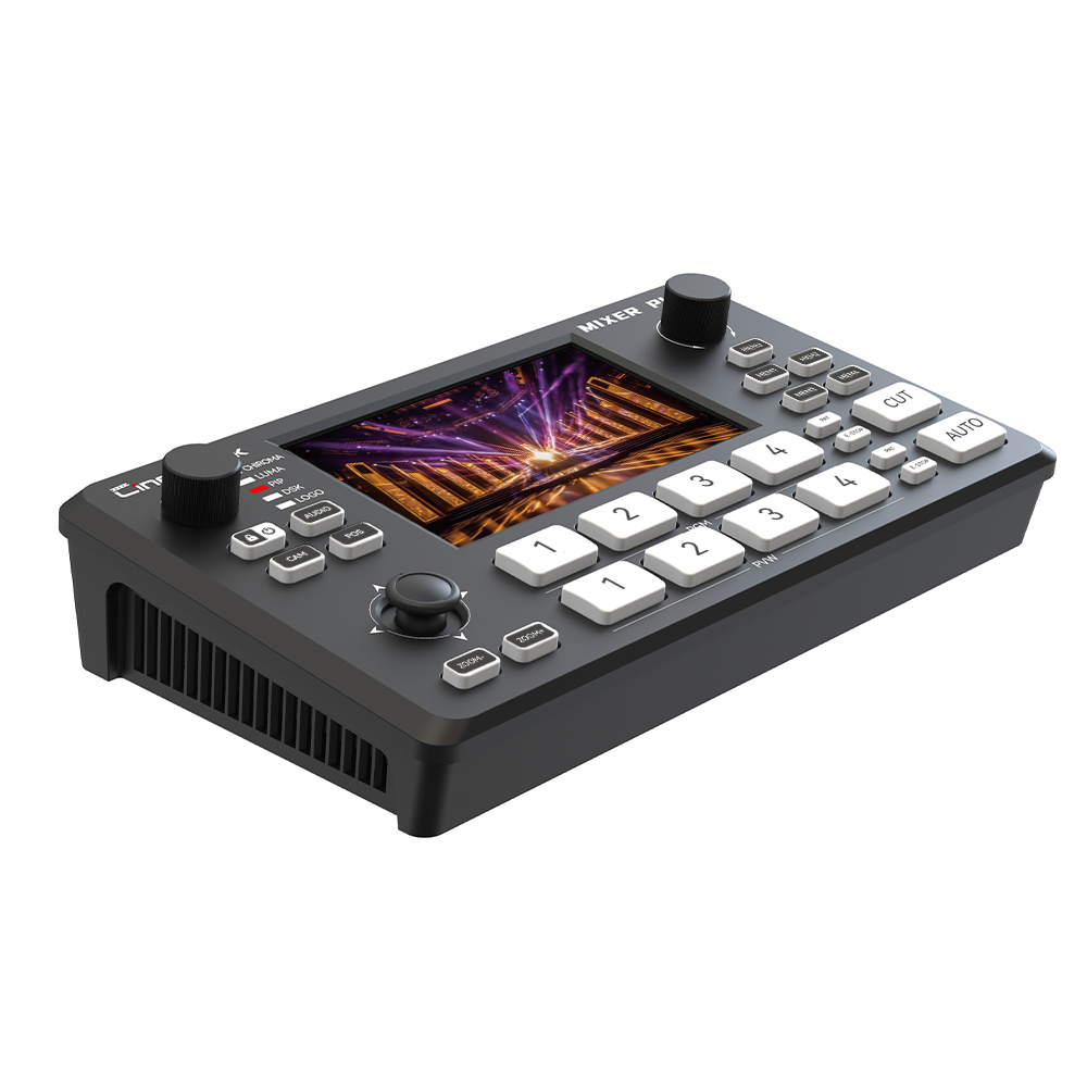CineTreak Mixer Plus – upravljalna plošča