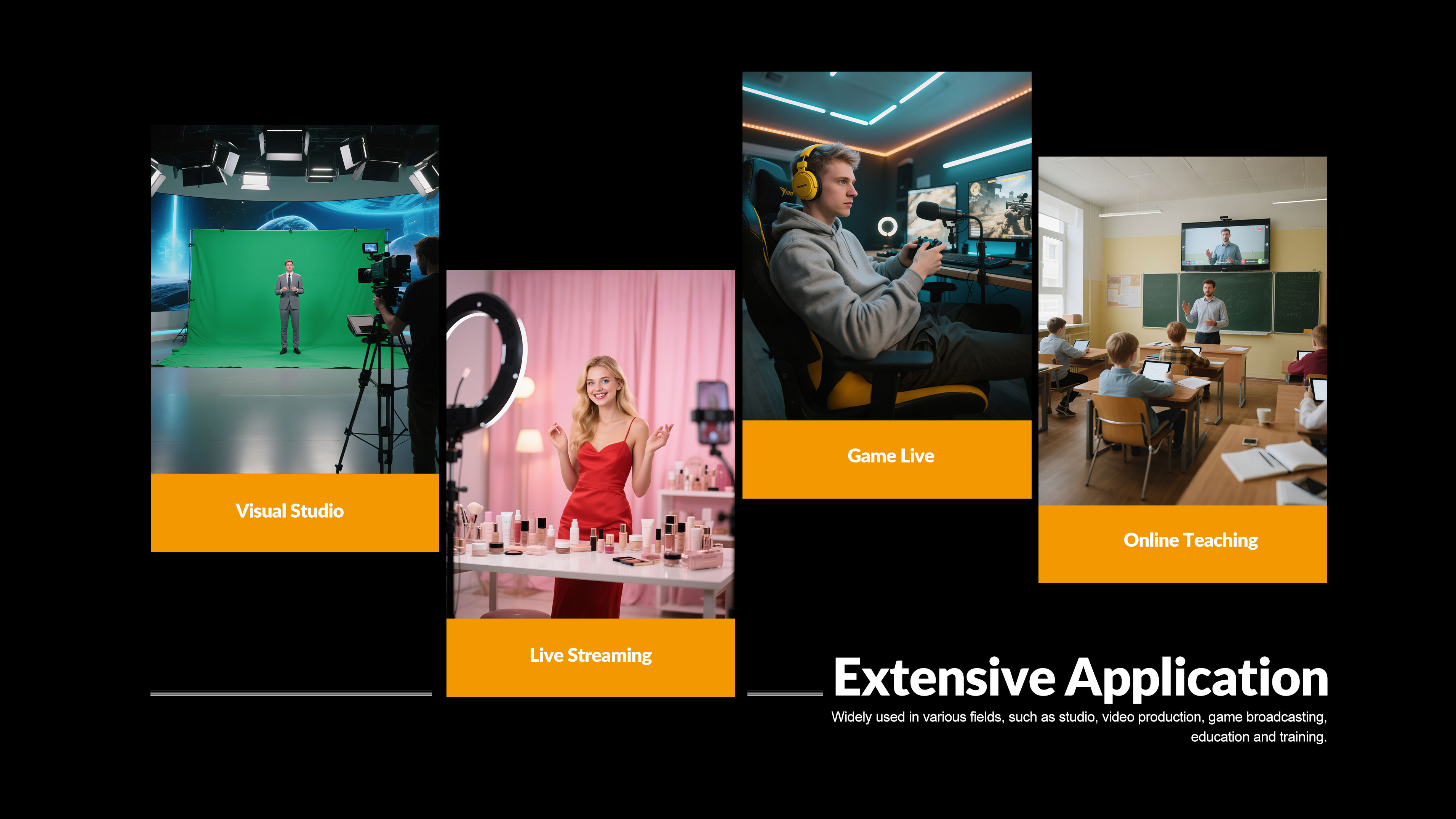 AVMATRIX TB-BOX aplikace pro virtual studio, live streaming a online teaching