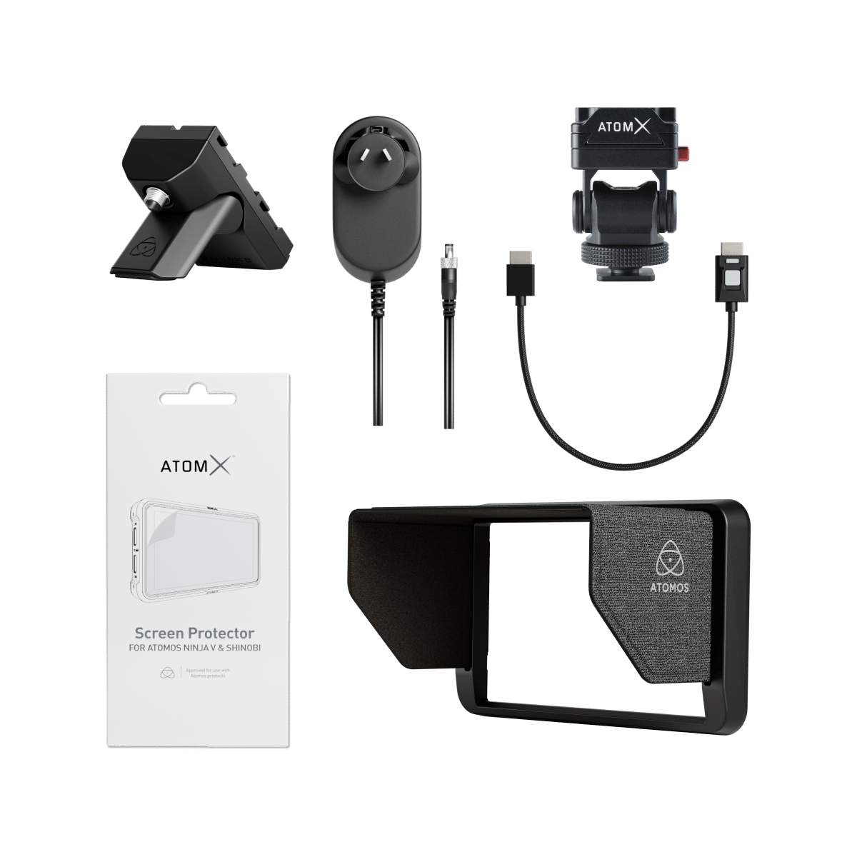 Vsebina kompleta Atomos 5-Inch Creator Kit ATOMACCKT6