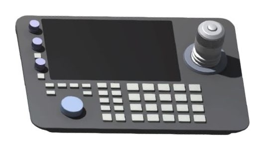 Zaslon na dotik 7" in igralna palica