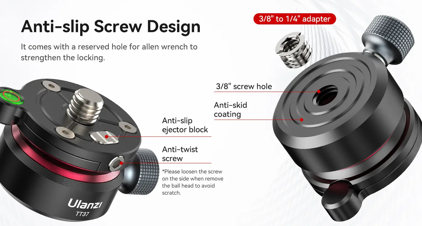 Leveling Base for Tripod Head