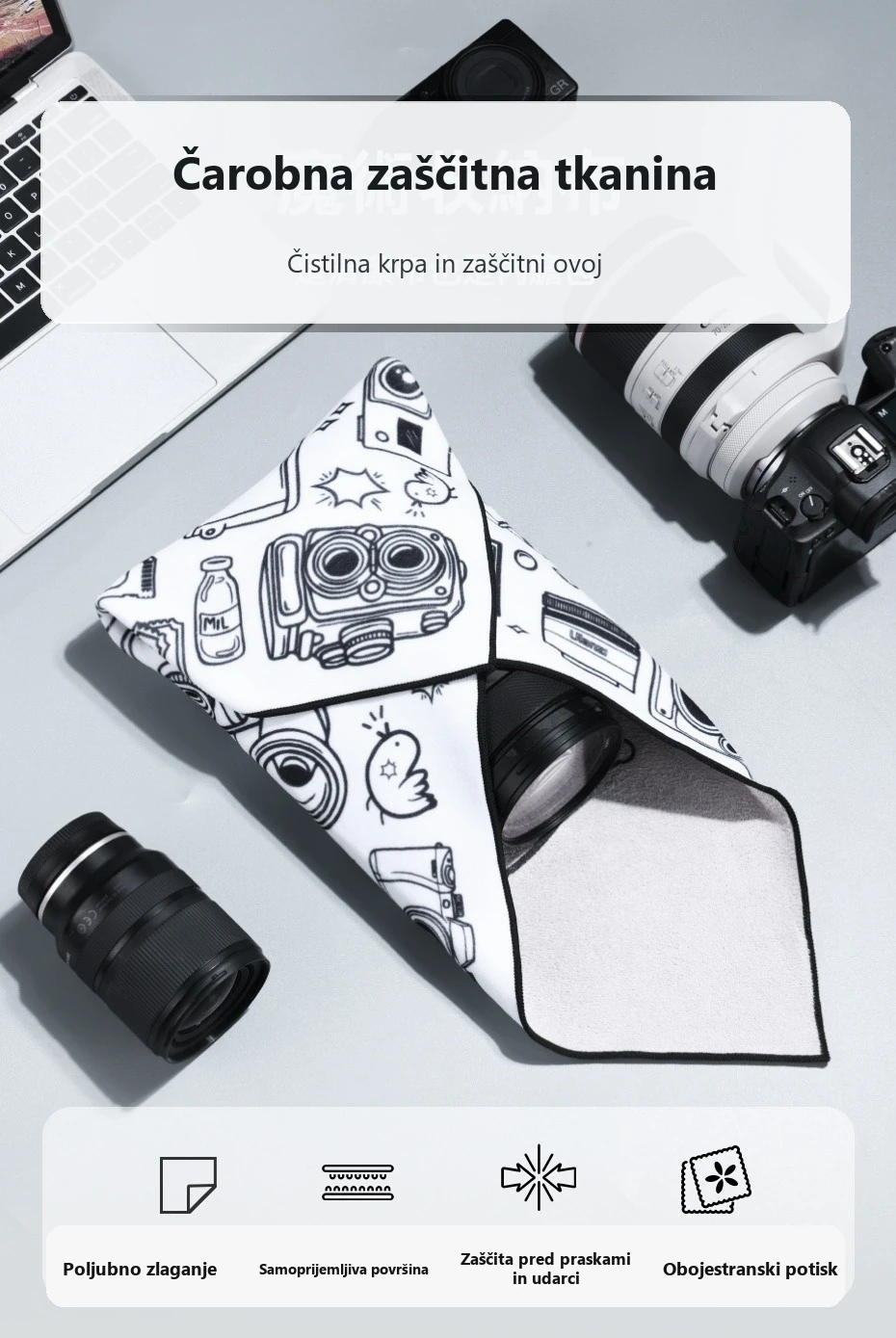 Lokalizirana infografika zaščitne tkanine Ulanzi C068