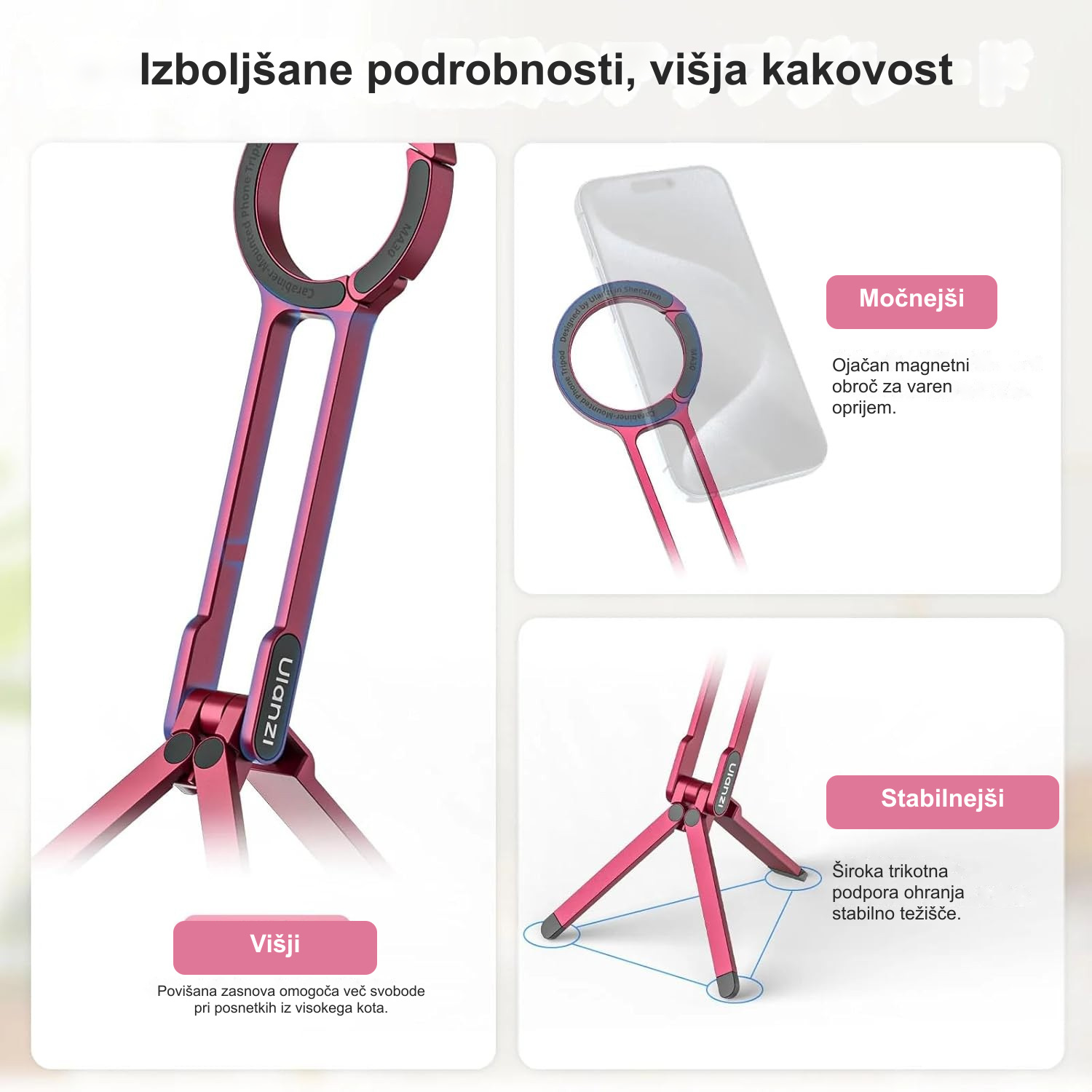 Izboljšane podrobnosti, višja kakovost