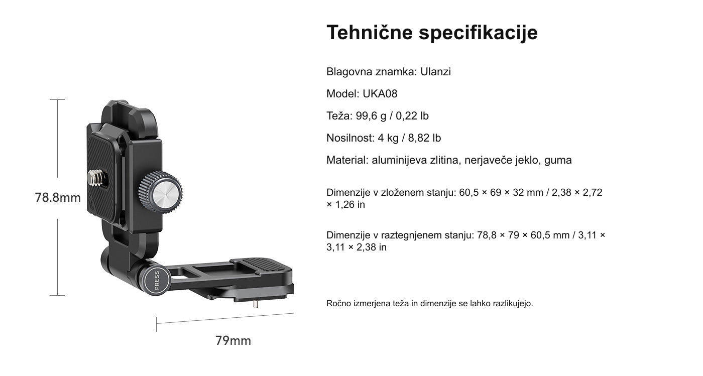 Tehnične specifikacije