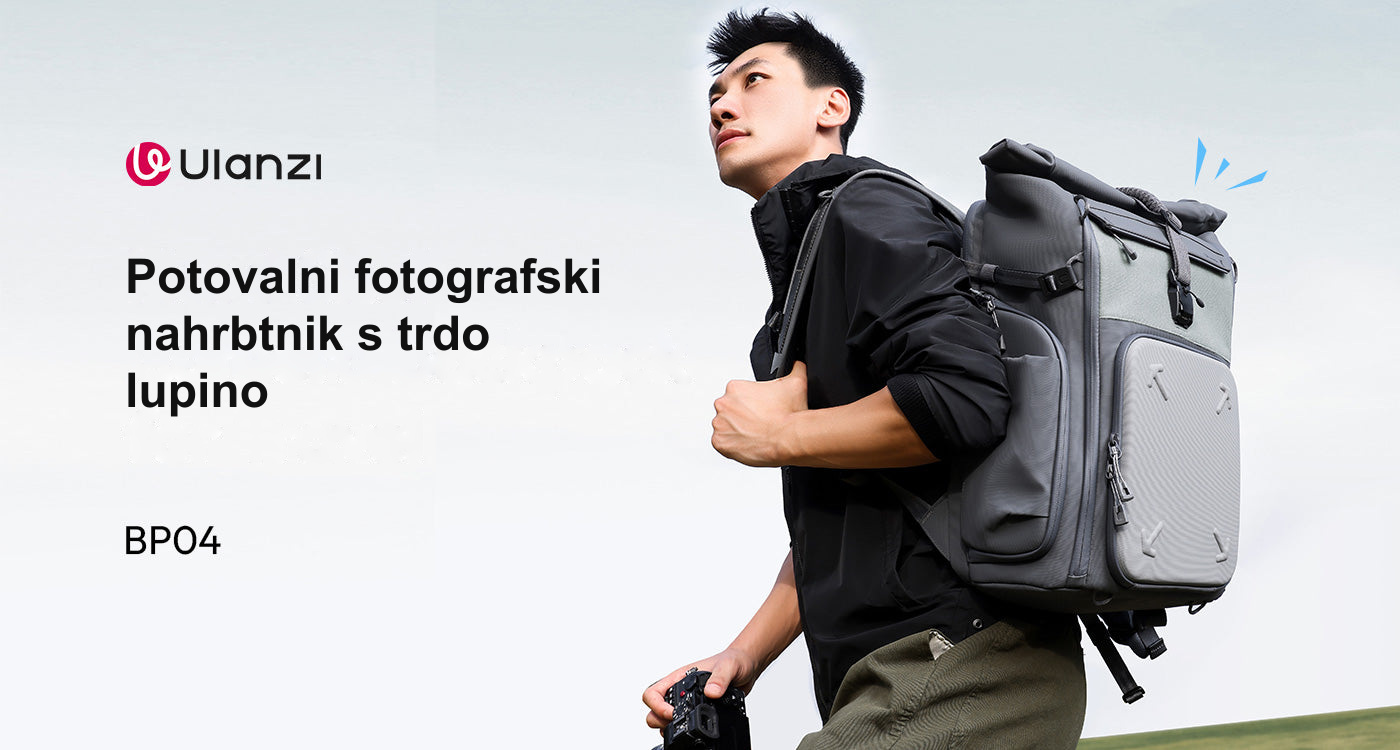 Potovalni fotografski nahrbtnik s trdo lupino