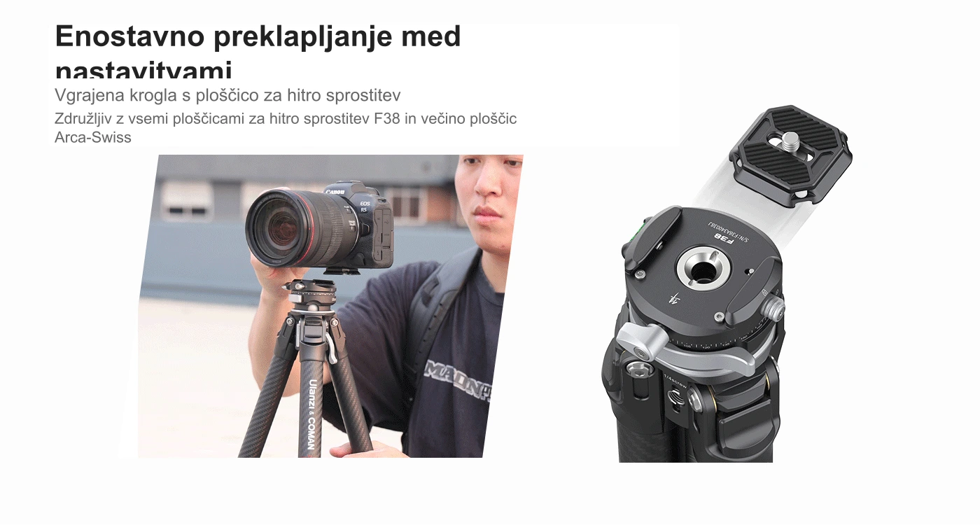 Enostavno preklapljanje med nastavitvami