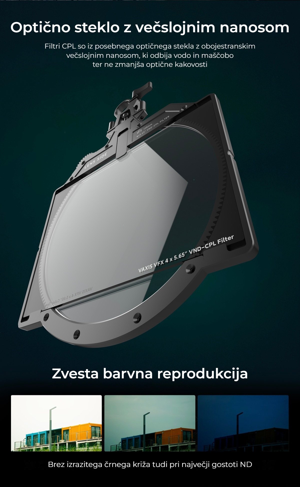 Optično steklo, zveste barve