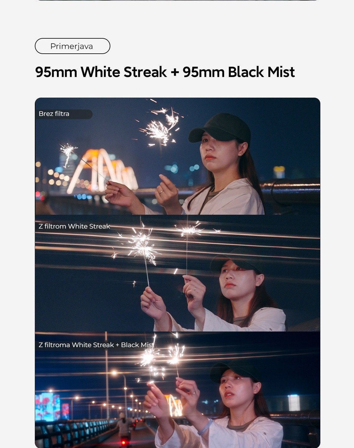 Primerjava: White Streak in Black Mist