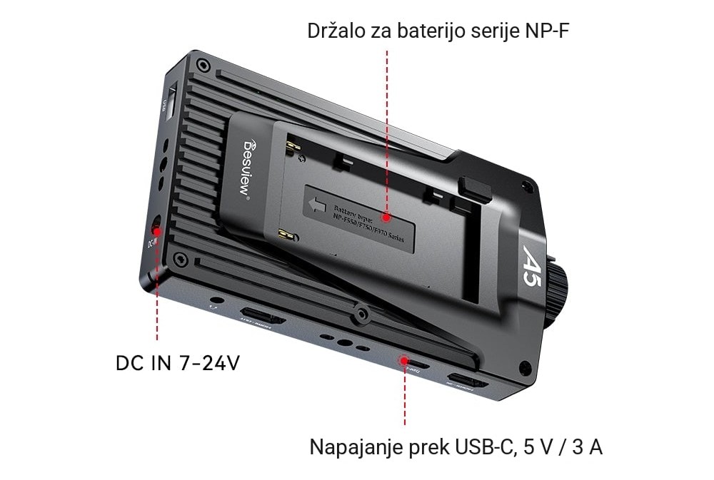 Trije načini napajanja za dolgo snemanje