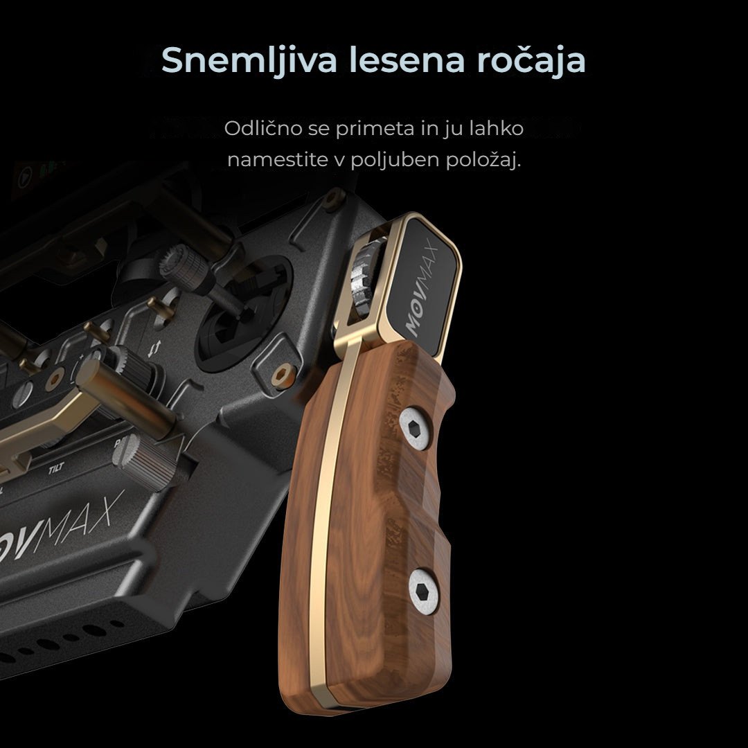Snemljiva lesena ročaja