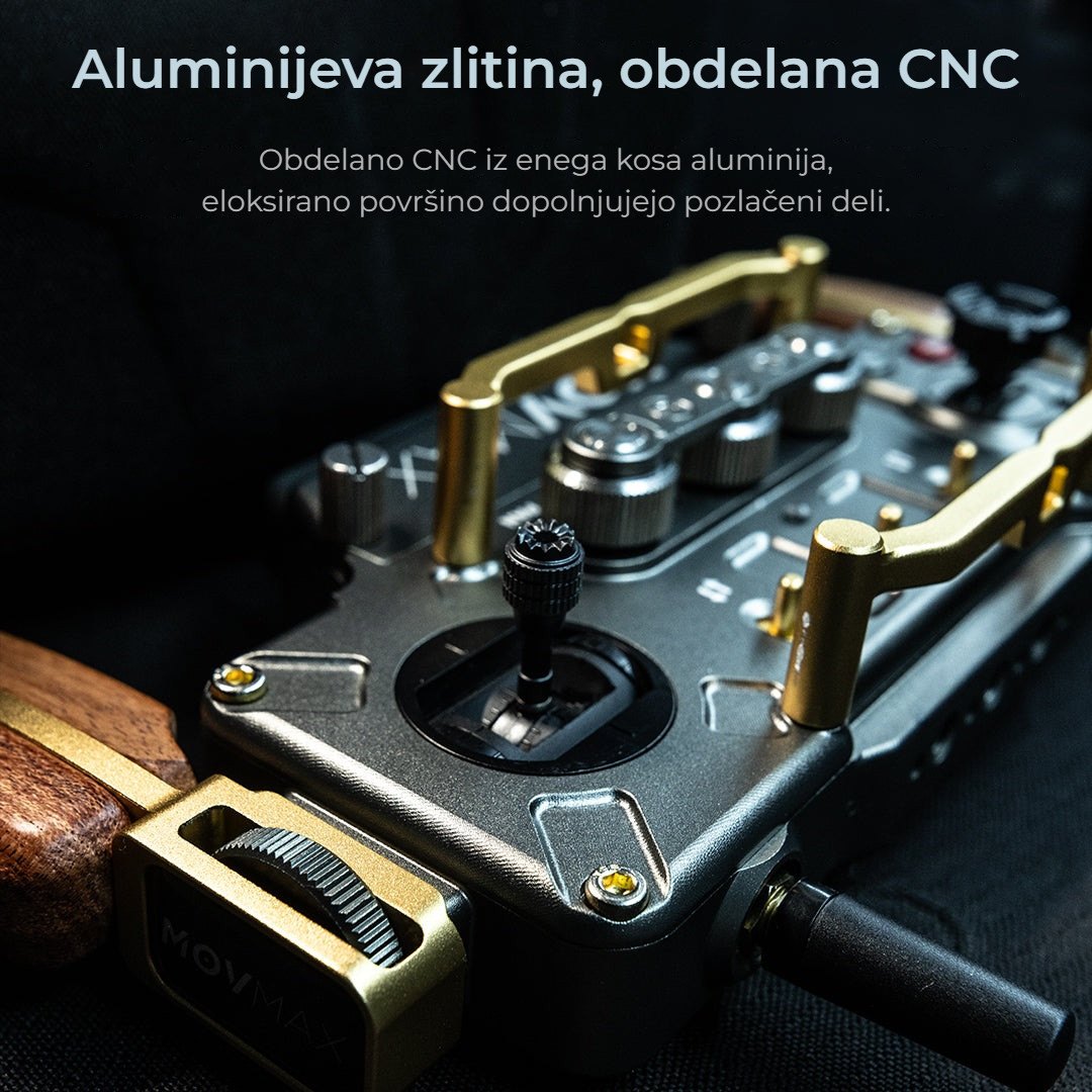 Aluminijeva zlitina, obdelana CNC