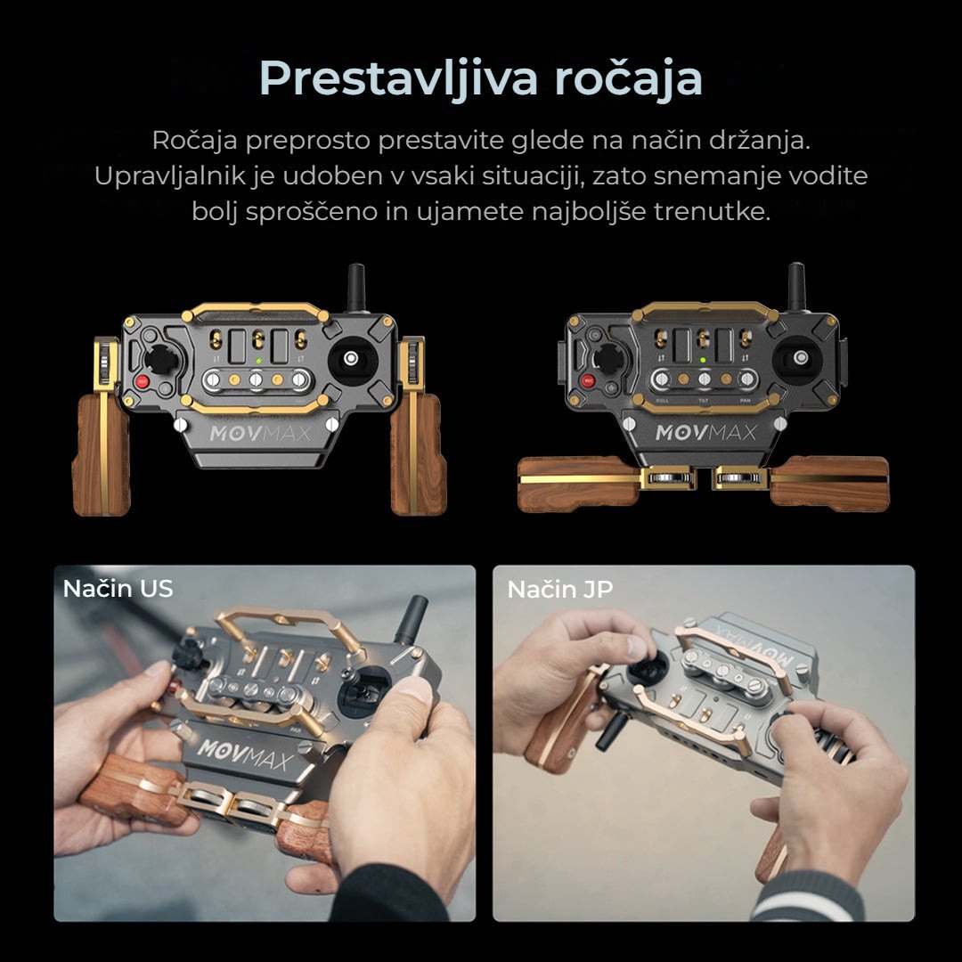 Prestavljiva ročaja