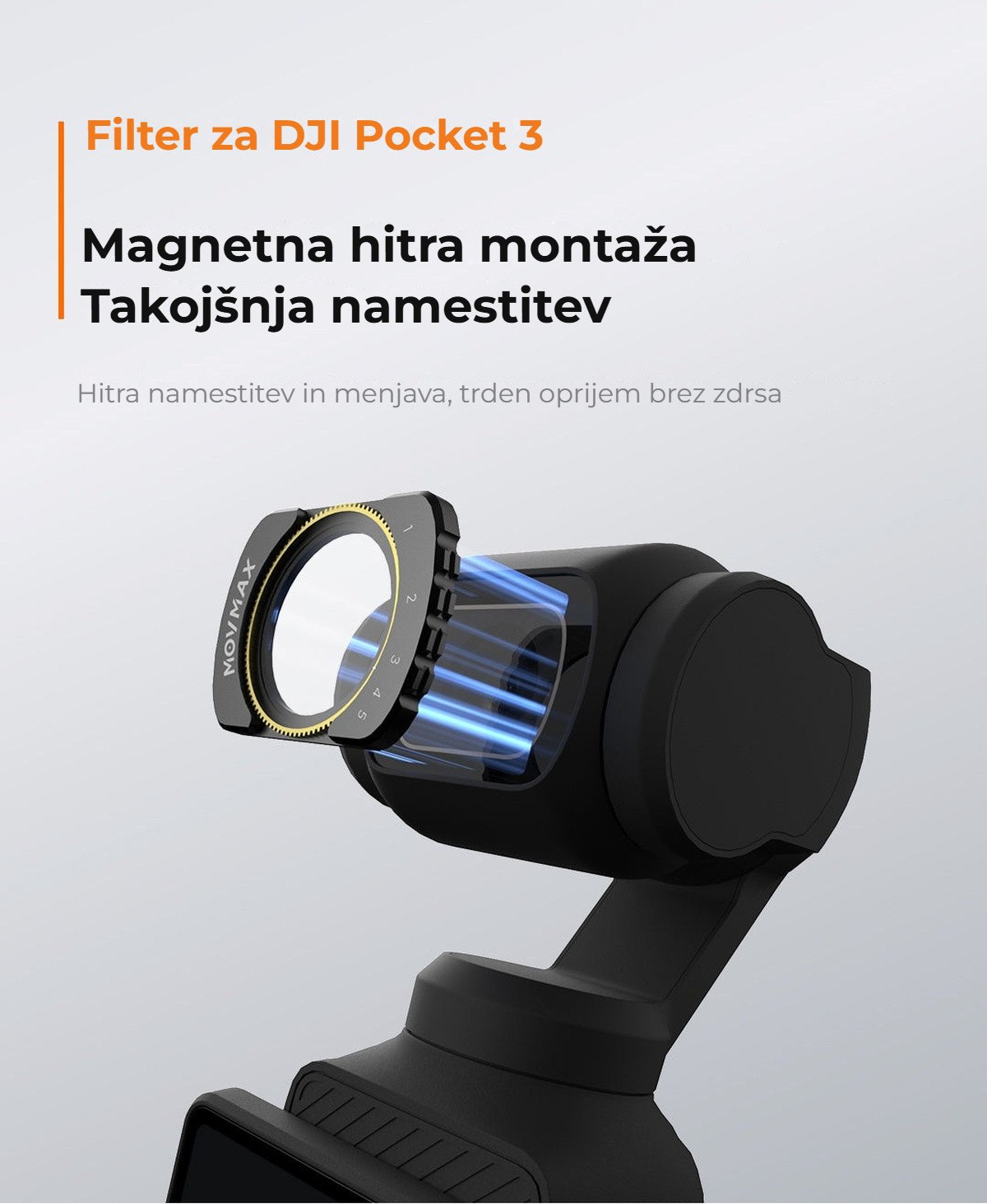 Magnetna namestitev v trenutku