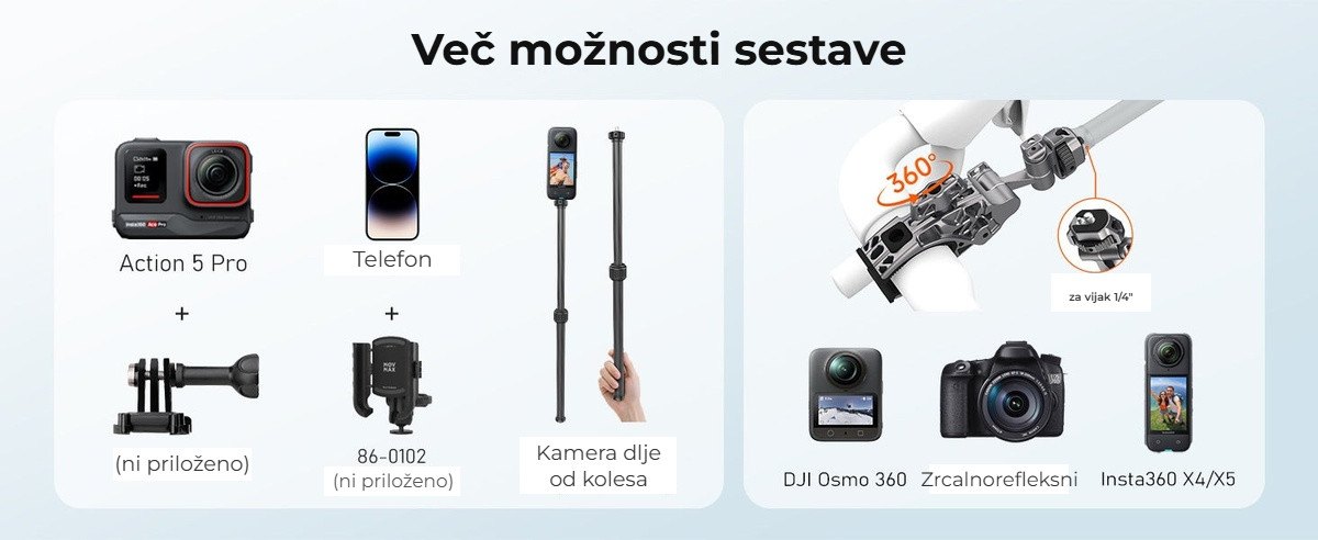 Več možnosti sestave