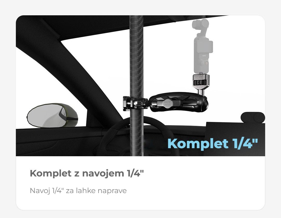 Komplet z navojem 1/4″