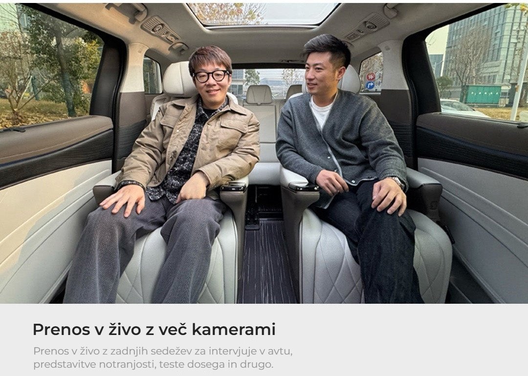 Prenos v živo z več kamerami