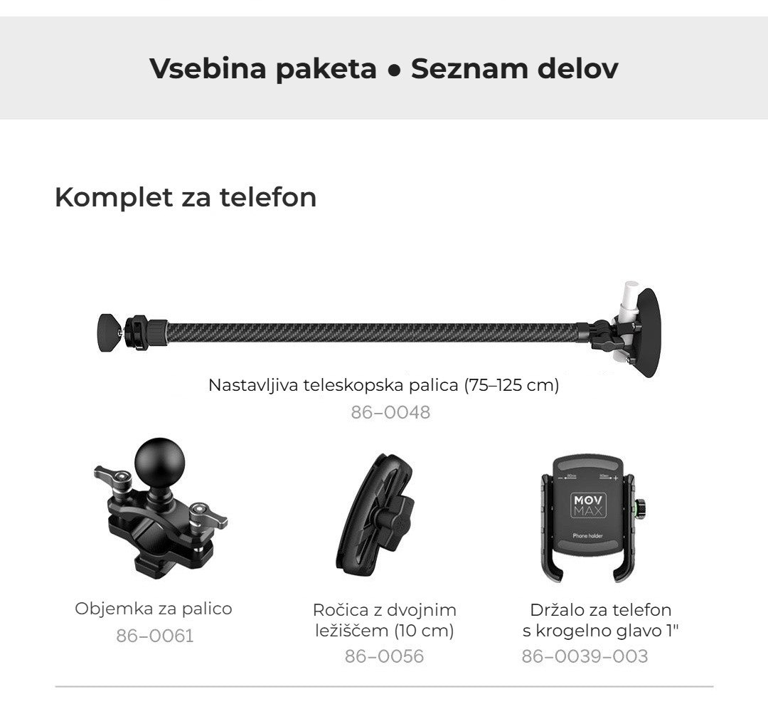 Vsebina paketa