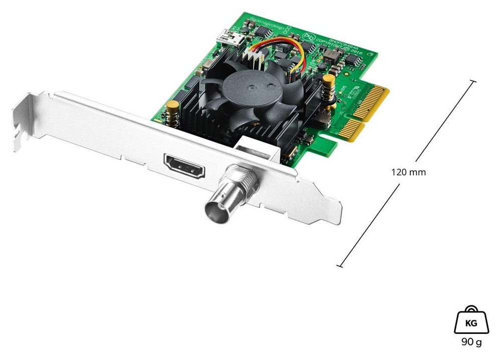 DeckLink Mini Monitor 4K – Nizek profil, dva nosilca