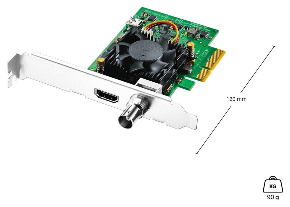 DeckLink Mini Recorder 4K – Nizek profil, dva nosilca