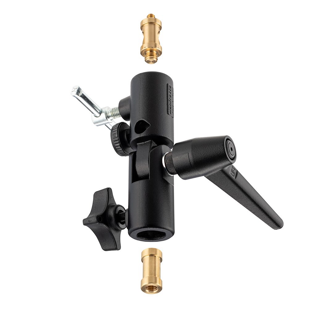 Manfrotto 026 z odstranjenima 5/8-palčnima sornikoma